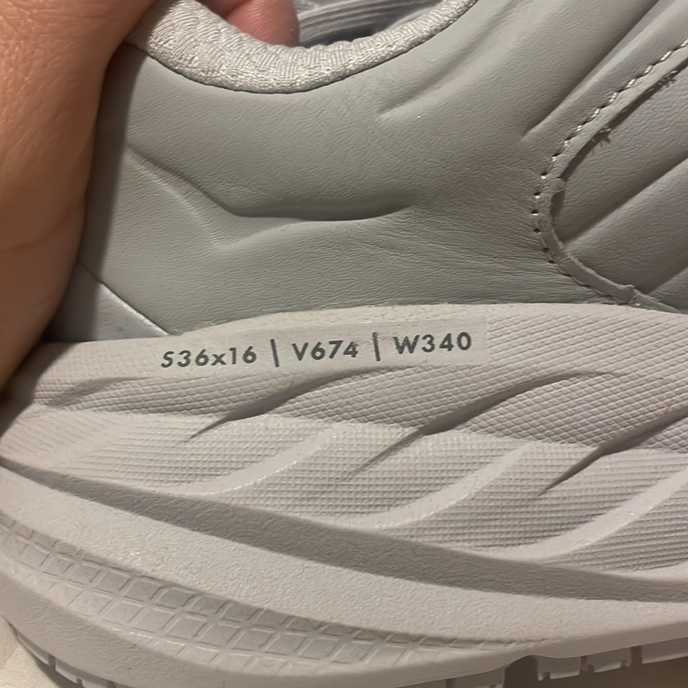 Hoka One One Light Gray Sneakers